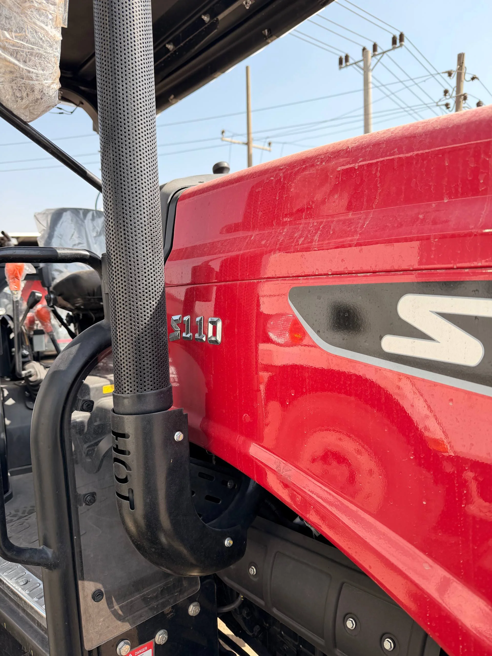 SOLIS 110HP Hood Closeup