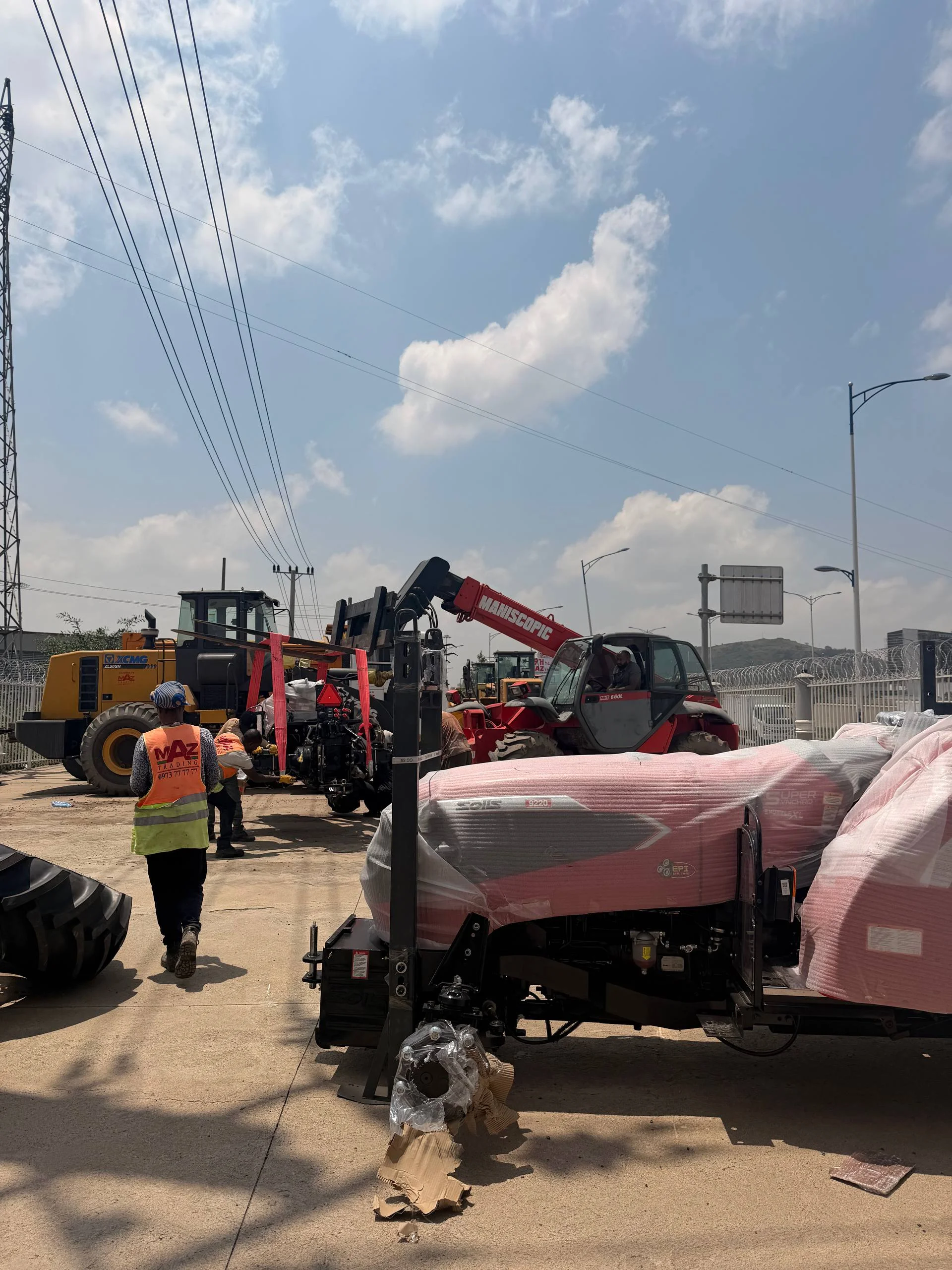 Crane Offloading