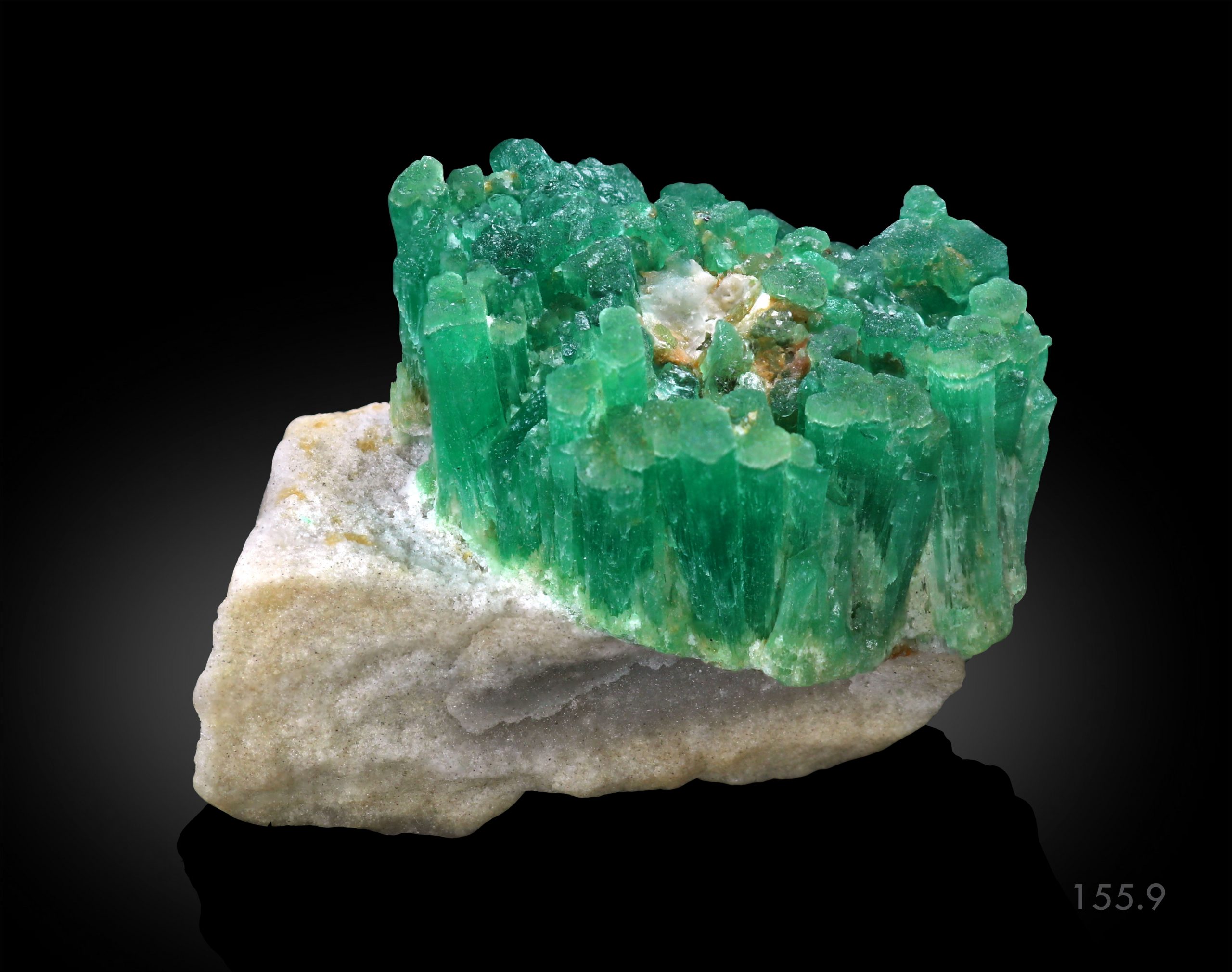 High-quality polished Ethiopian emeralds